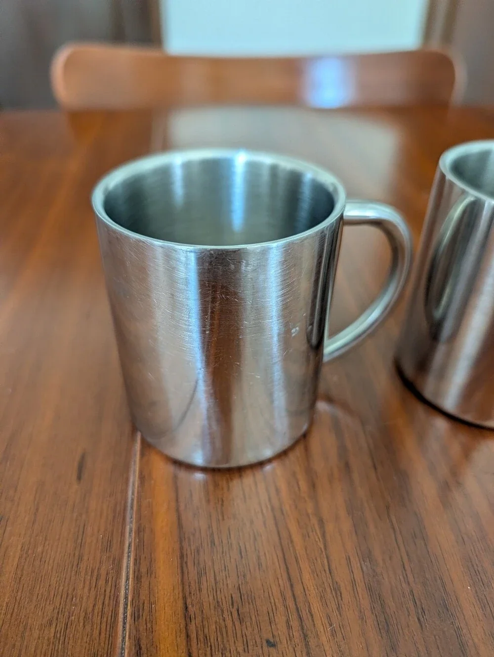 Double Wall Insulated Stainless Steel Coffee Mugs Set of 3